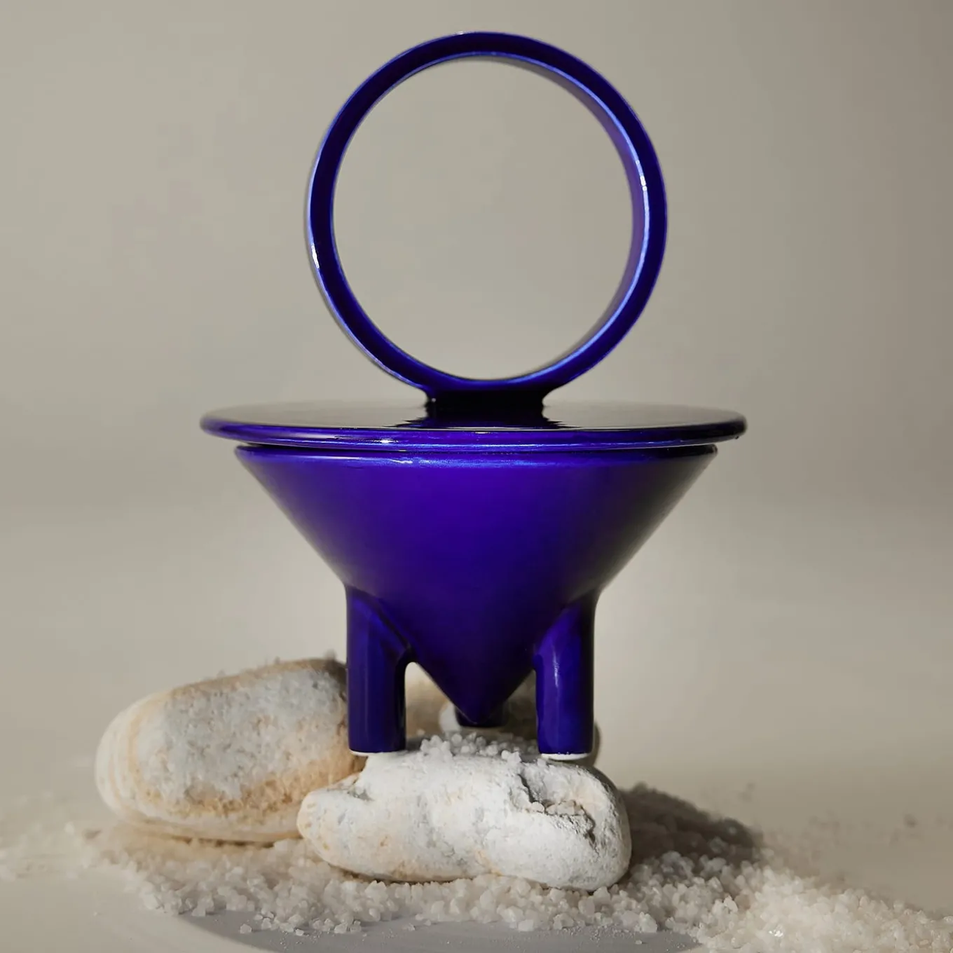 Candela in ceramica Drop Salsedine