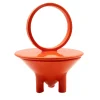 Candela in ceramica Drop Cachi