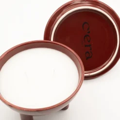 Candela in ceramica Wok Terra