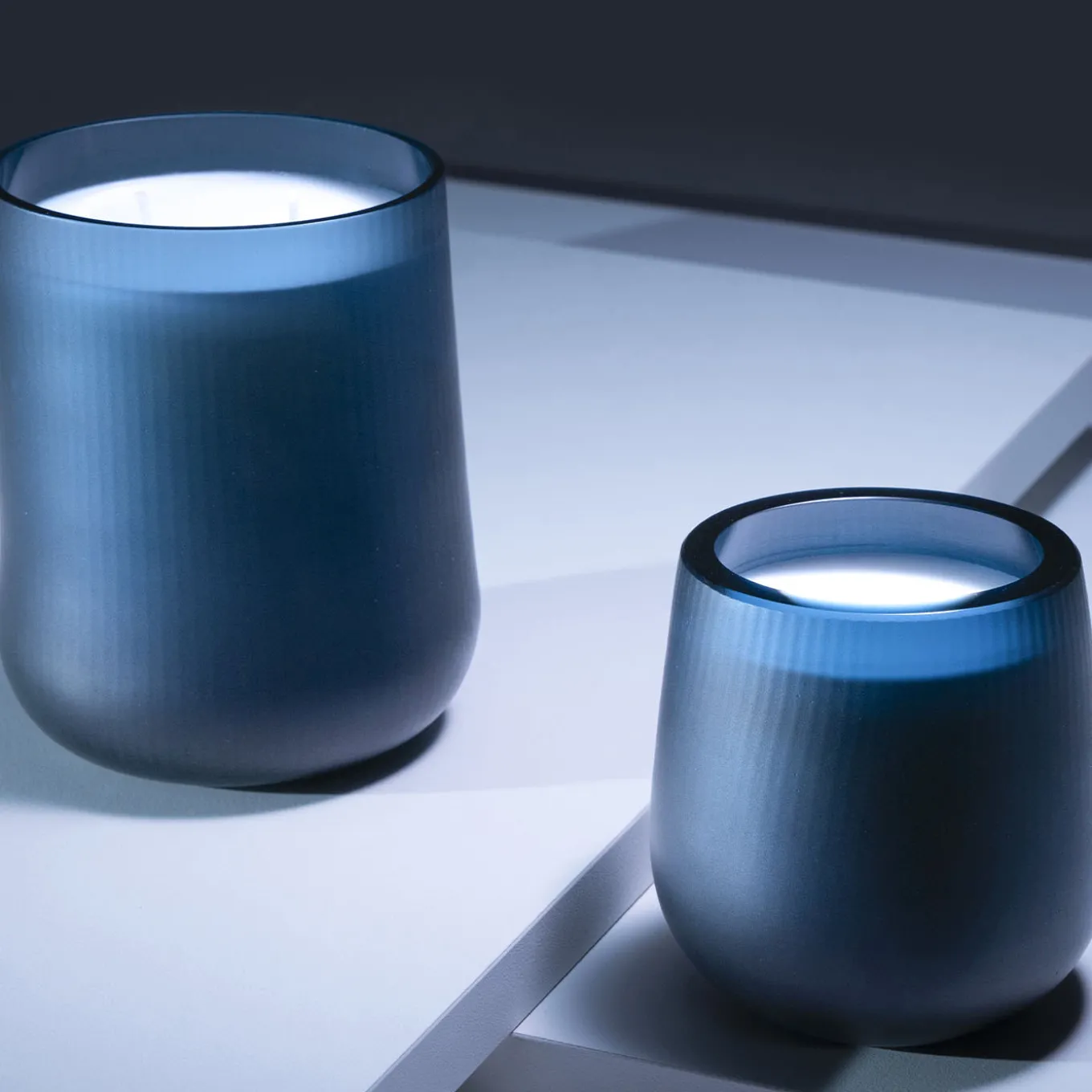 Candela Stilla Cerae Small Deep Blue di Federico Peri
