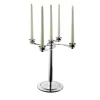 Candelabro Soffio a 5 candele in argento
