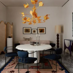 Candeliere alto in ottone