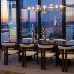 Candeliere alto in ottone