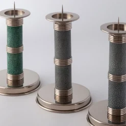 Candeliere Galucharme verde smeraldo di Nino Basso