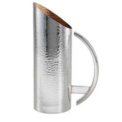 Caraffa a mezza luna con interno dorato