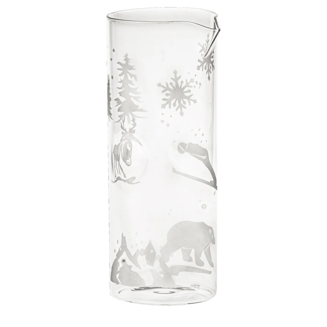 Caraffa da neve incisa