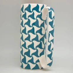 Caraffa in ceramica blu Serlio Atellani