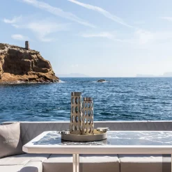 Caraffa media in pelle Marghe