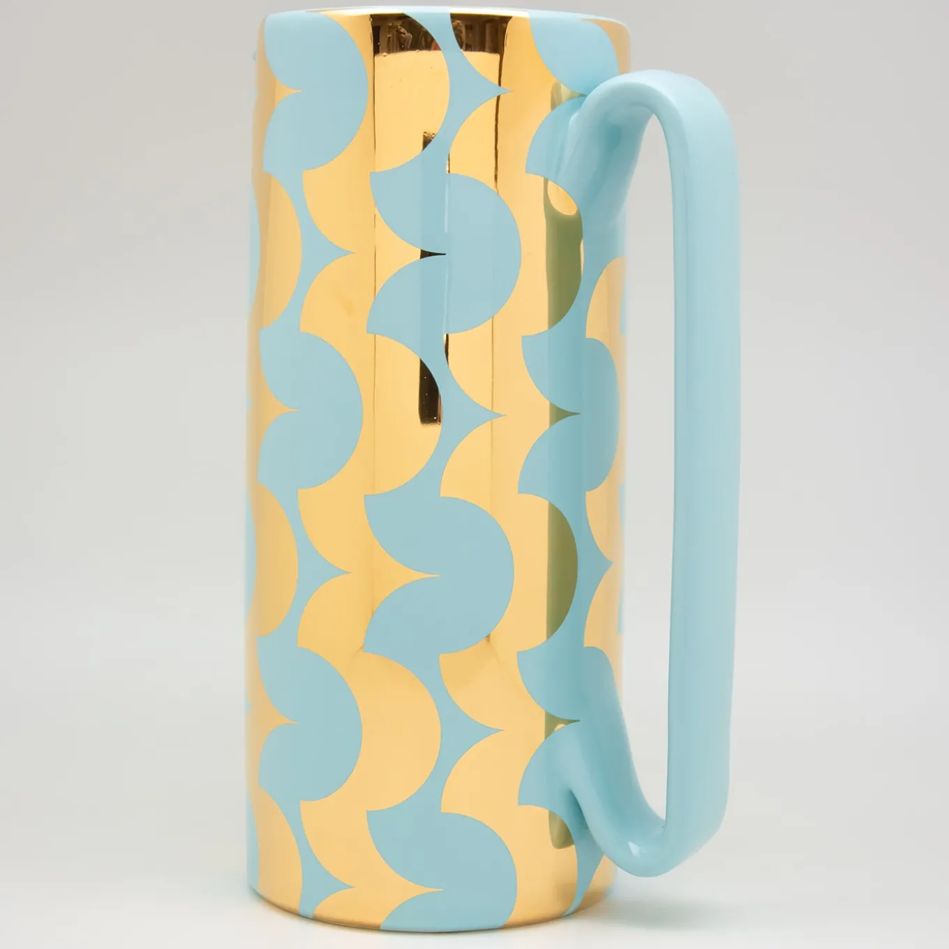 Caraffa Serlio Cicappa oro 24K e blu