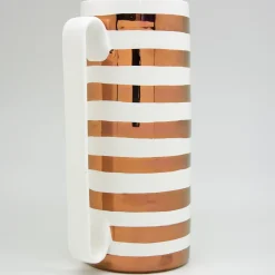 Caraffa Serlio Gondoliere rame e bianco