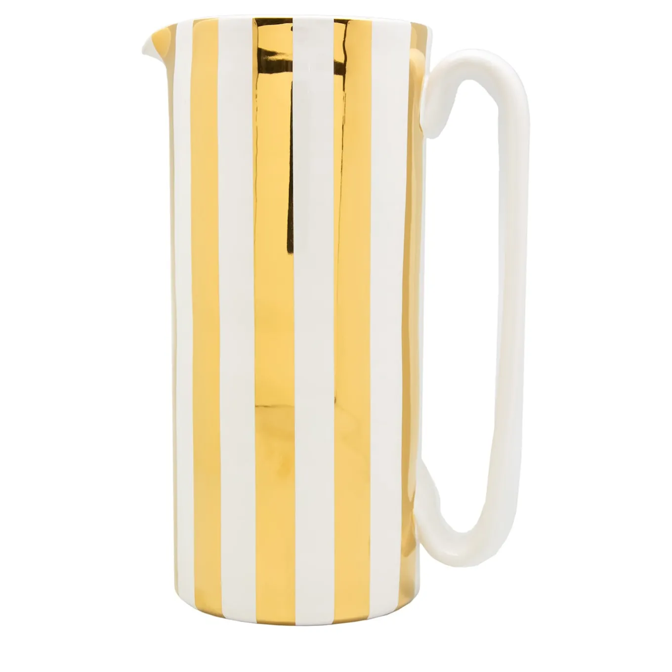 Caraffa Serlio Mercante oro 24K e bianco