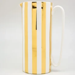 Caraffa Serlio Mercante oro 24K e bianco