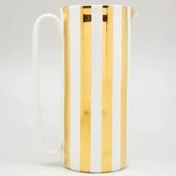 Caraffa Serlio Mercante oro 24K e bianco