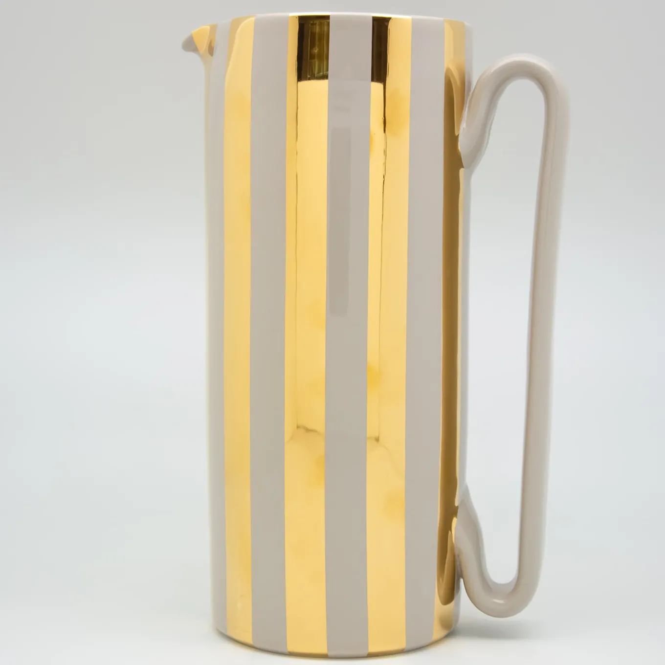 Caraffa Serlio Mercante oro 24 carati e grigio