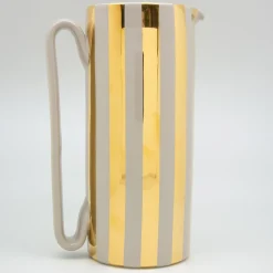 Caraffa Serlio Mercante oro 24 carati e grigio