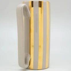 Caraffa Serlio Mercante oro 24 carati e grigio