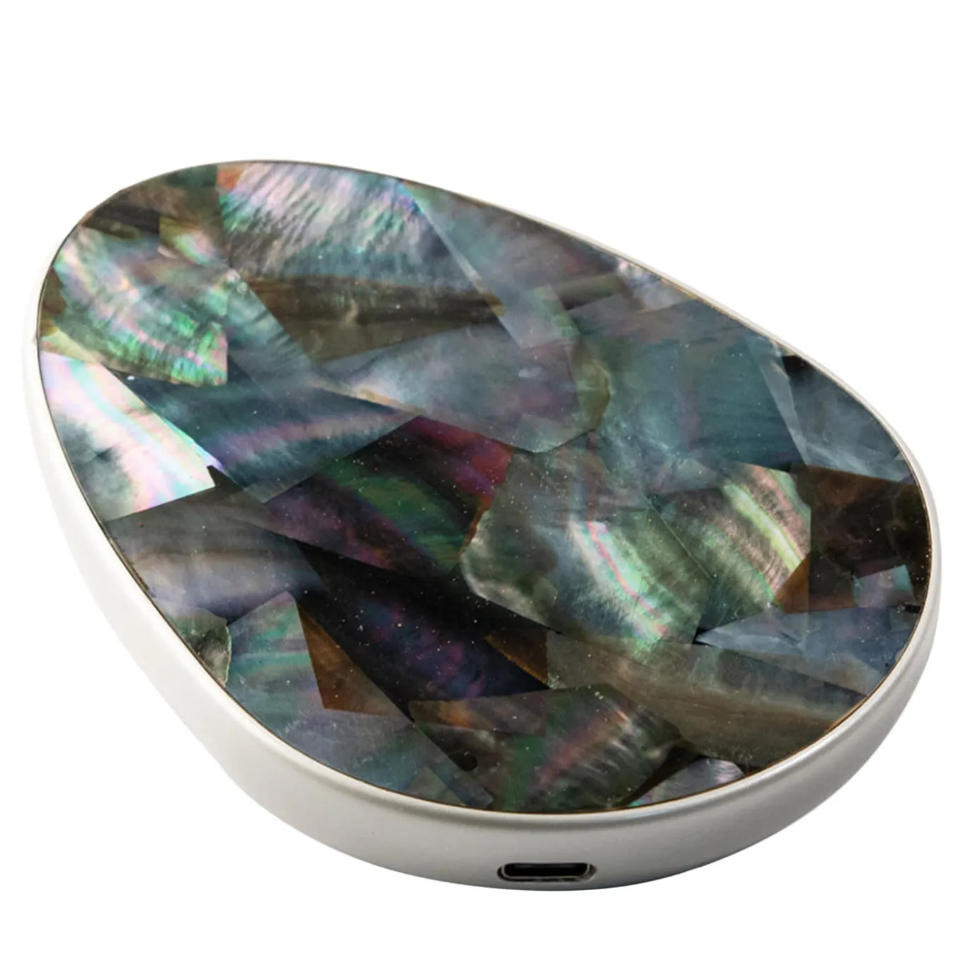 Caricatore da tavolo Enki Color Perla scura e Avorio