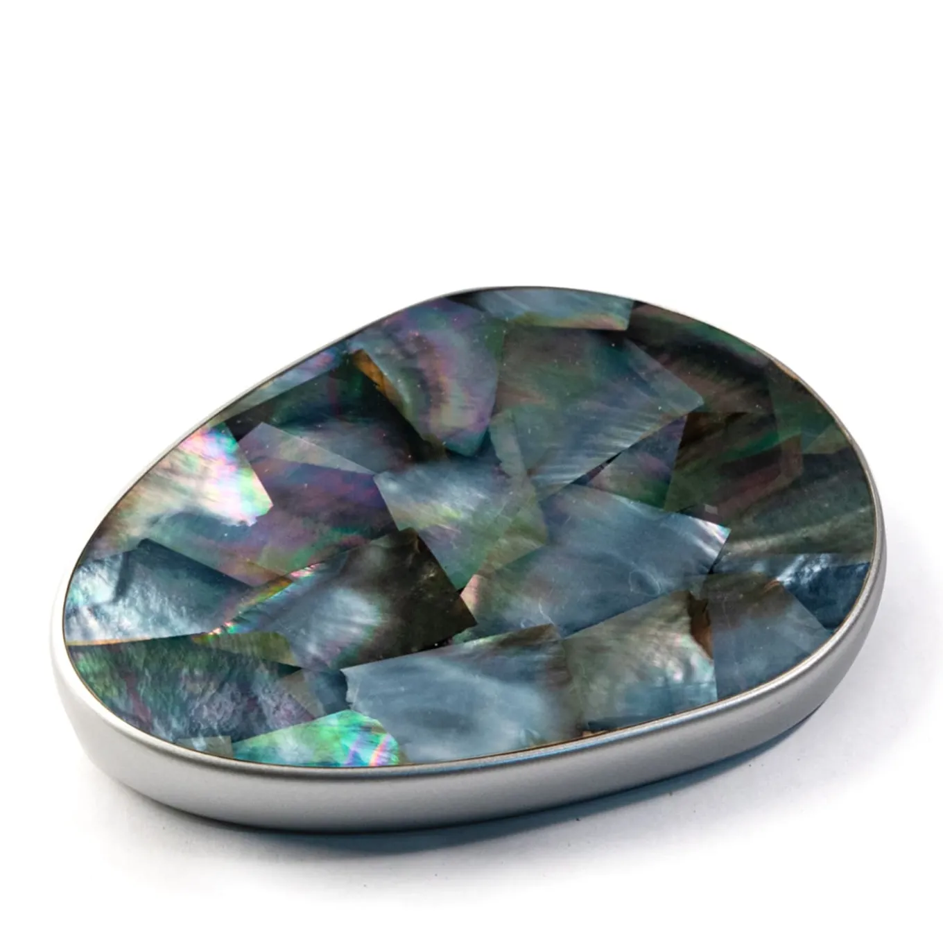 Caricatore da tavolo Enki Color Perla scura e Avorio