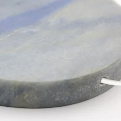 Caricatore Piccolo Wireless con Base in Marmo Azul Macaubas