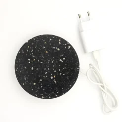 Caricatore Wireless Piccolo Con Base Di Marmo Corian Deep Night Sky