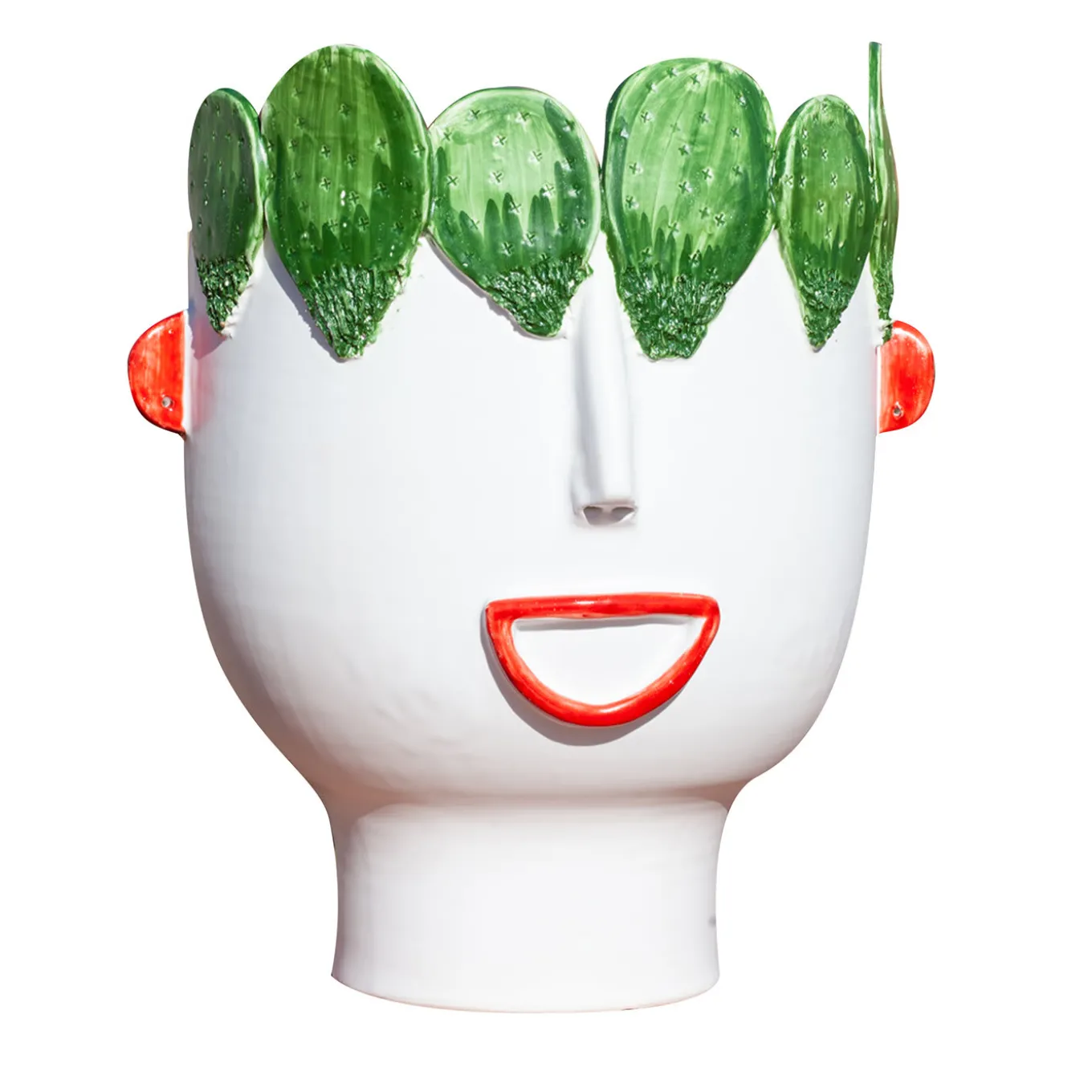 Carmelina Street Vendor of Prickly Pears Head Vase (Venditore di fichi d'India)