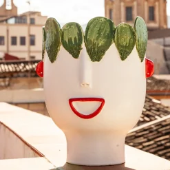 Carmelina Street Vendor of Prickly Pears Head Vase (Venditore di fichi d'India)