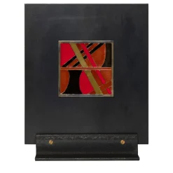 Carré Cloisonné su ferro Pezzo d'arte decorativa #2