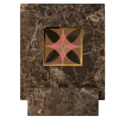 Carré Cloisonné su marmo Pezzo d'arte decorativa #15