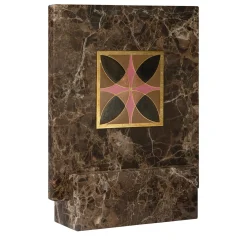 Carré Cloisonné su marmo Pezzo d'arte decorativa #15