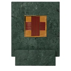 Carré Cloisonné su marmo Pezzo d'arte decorativa #8