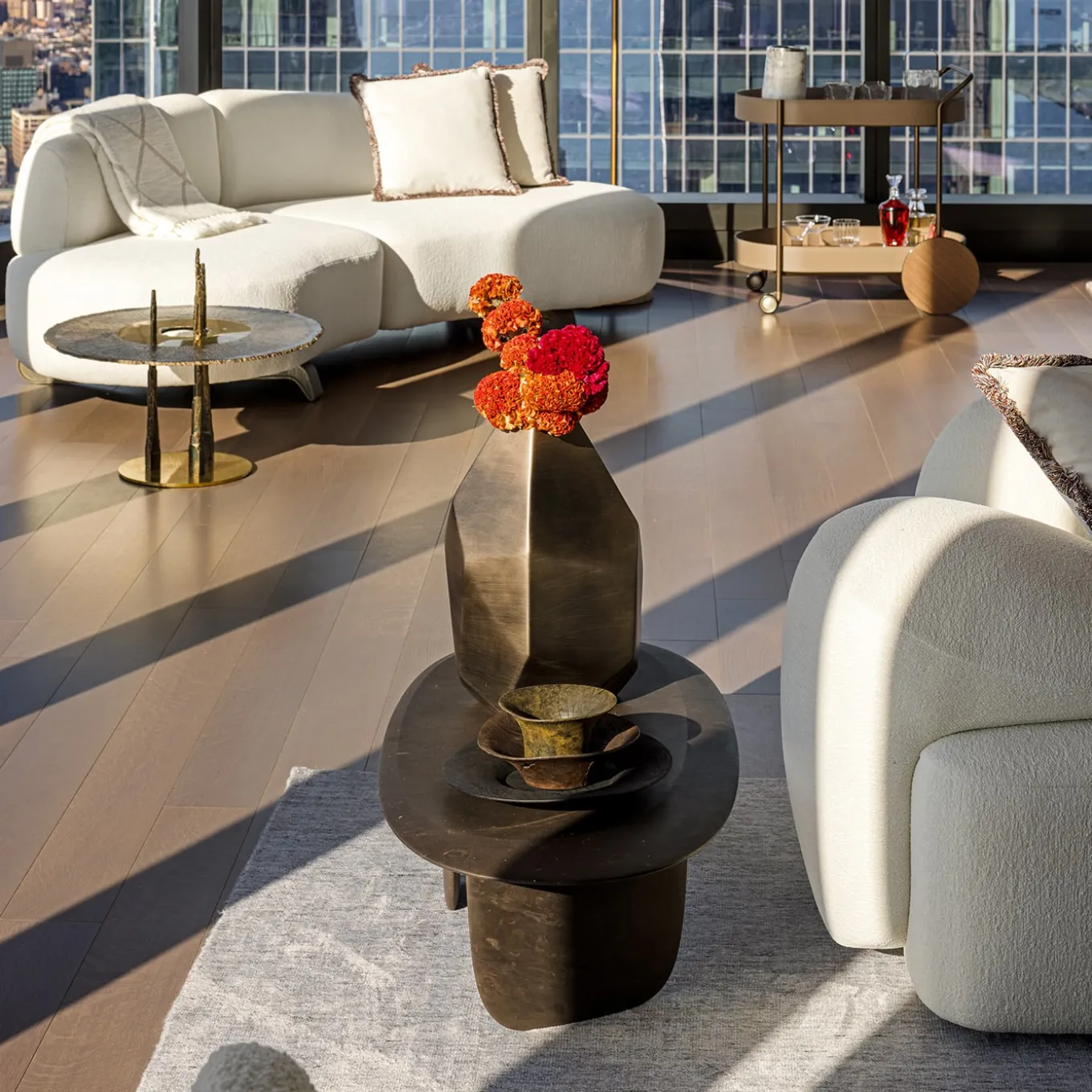 Carrello bar Route Brown