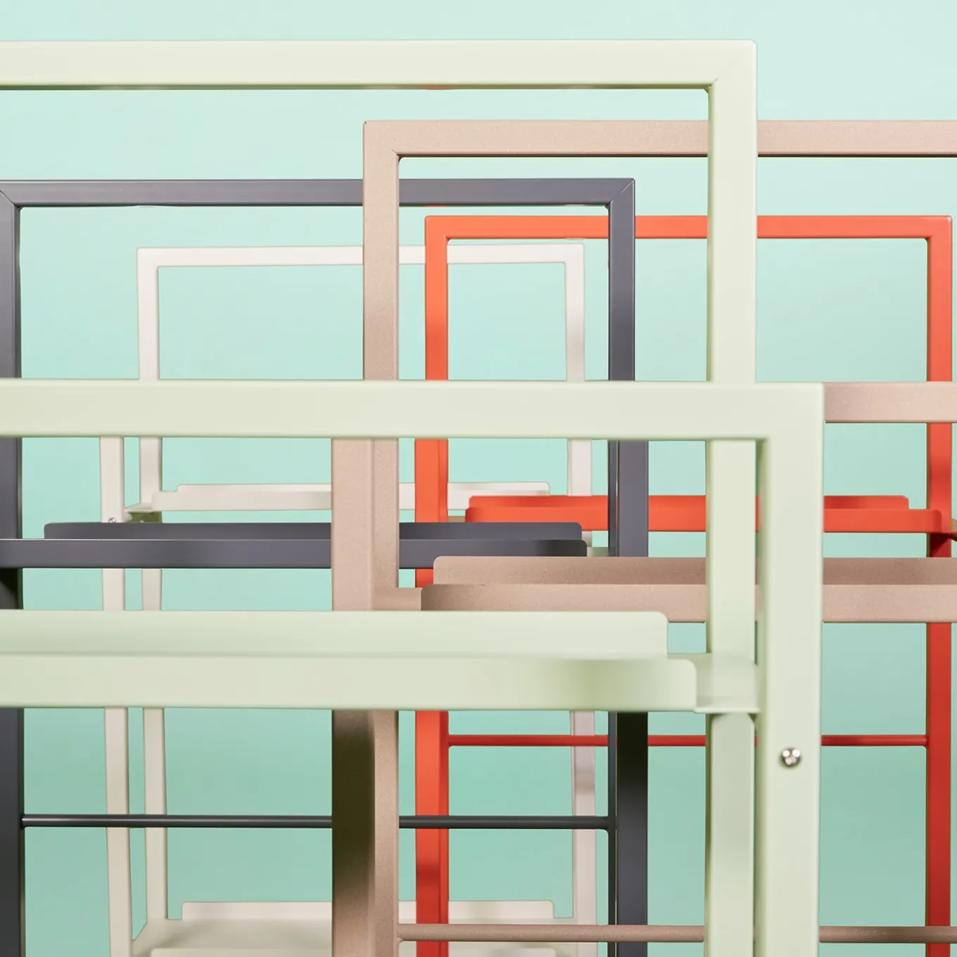 Carrello JJ in Metallo Sabbia