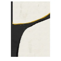 Carta da parati astratta extra large in bianco e nero