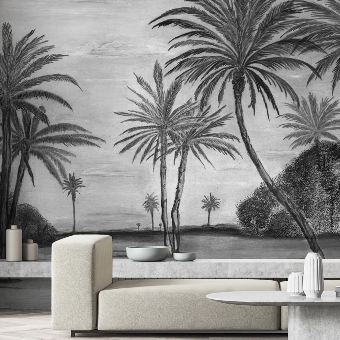 Carta da parati B&N del deserto