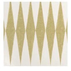 Carta da Parati Etnica Retro Gialla e Bianca