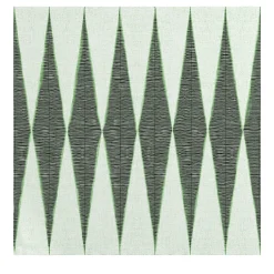 Carta da Parati Etnica Retro Verde