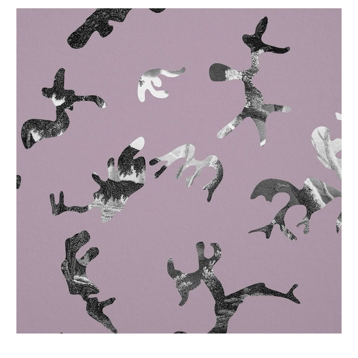 Carta da parati Find me in the Dark Rosa Retro di Magnus Gjoen