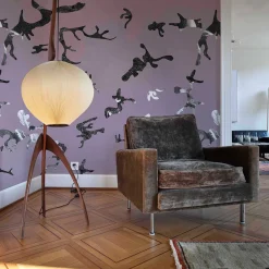 Carta da parati Find me in the Dark Rosa Retro di Magnus Gjoen