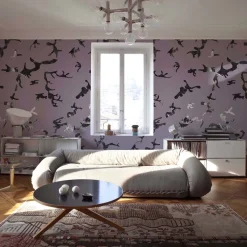 Carta da parati Find me in the Dark Rosa Retro di Magnus Gjoen