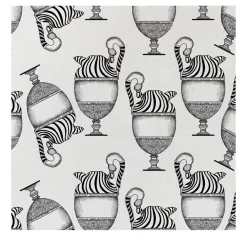 Carta da parati Fontana Bianco e Nero