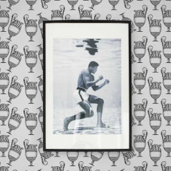 Carta da parati Fontana Bianco e Nero