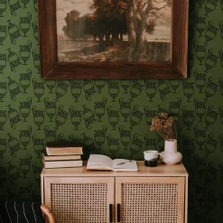 Carta da parati Fontana Verde Muschio