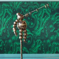 Carta da parati Geode Sezione Malachite