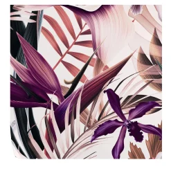 Carta da parati hawaiana con stampa tropicale esotica