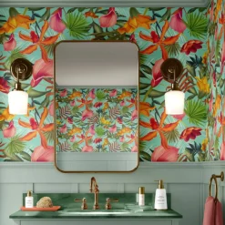 Carta da parati hawaiana Tiki Decor