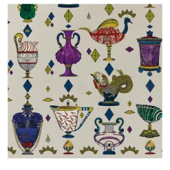 Carta da parati Ludovica Ecrù