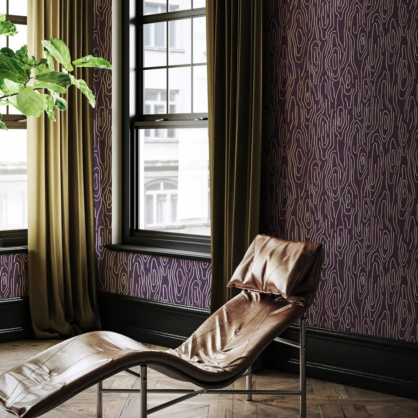 Carta da parati Vampa Magnetica di Studio Lievito