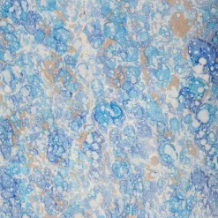 Carta marmorizzata blu e verde