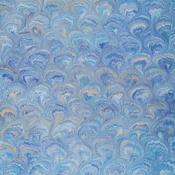 Carta marmorizzata blu e verde