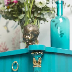 Cassettiera Blu in stile neoclassico